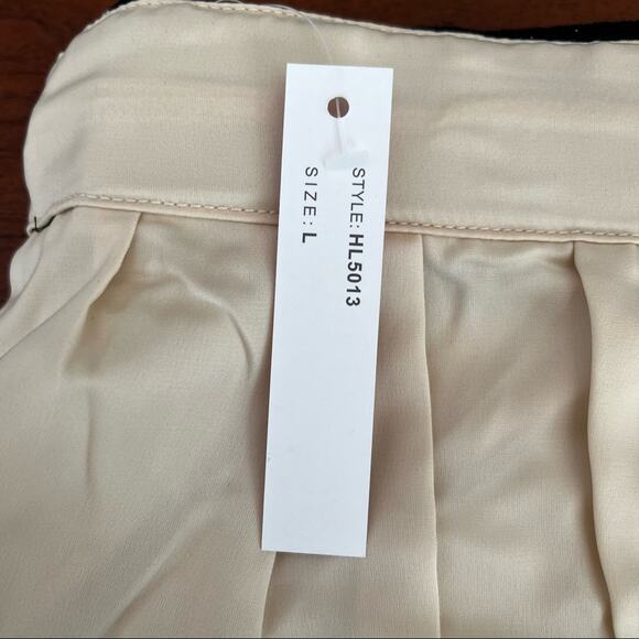 HL Lightweight Dress Pants Cream Beige Large - Picture 5 of 14